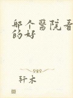哪个医院看抑郁的好