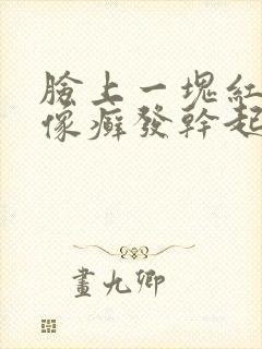 脸上一块红红的像癣发干起皮封面