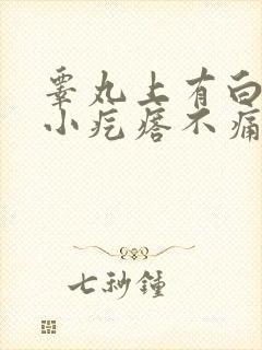 睾丸上有白色的小疙瘩不痛不痒封面