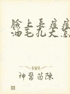 脸上长痘痘爱出油毛孔大怎么办