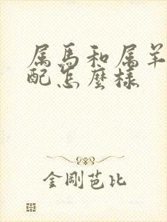 属马和属羊的婚配怎么样