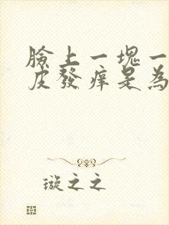 脸上一块一块脱皮发痒是为什么