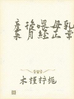 产后喂母乳多久来月经正常封面