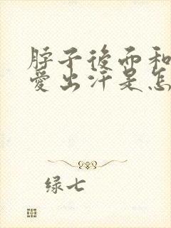 脖子后面和后背爱出汗是怎么回事