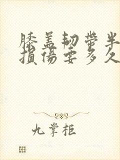膝盖韧带半月板损伤要多久可以恢复封面
