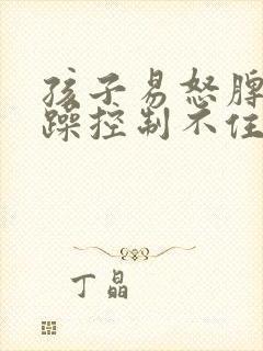 孩子易怒脾气暴躁控制不住