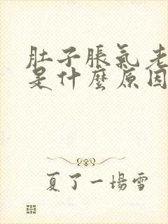 肚子胀气老打嗝是什么原因