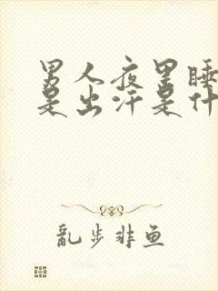 男人夜里睡觉老是出汗是什么原因封面