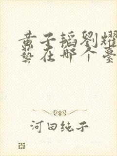 黄子韬刘耀文综艺在哪个台播出过