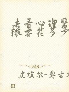 去看心理医生大概要花多少钱