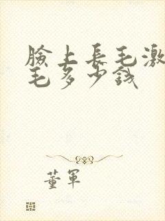 脸上长毛激光脱毛多少钱