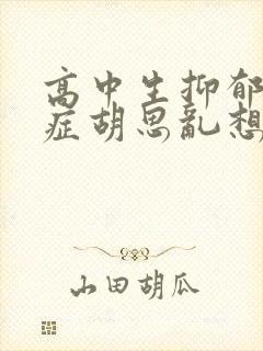 高中生抑郁焦虑症胡思乱想咋办封面