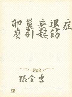 卵巢衰退症是怎么引起的