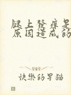 腿上发痒是什么原因造成的