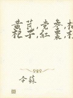 黄芪,党参,枸杞子,红枣,桂圆的作用封面