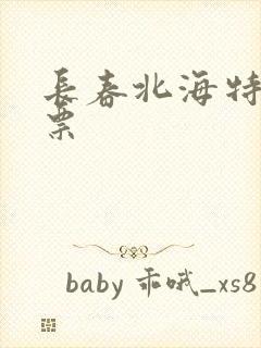 长春北海特价机票