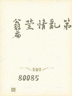 翁莹情乱第全部篇封面