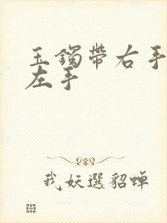 玉镯带右手还是左手封面