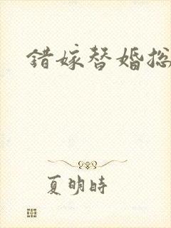 错嫁替婚总裁
