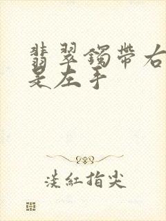 翡翠镯带右手还是左手封面
