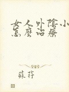 女人外阴小疙瘩怎么治疗