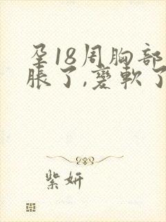 孕18周胸部不胀了,变软了