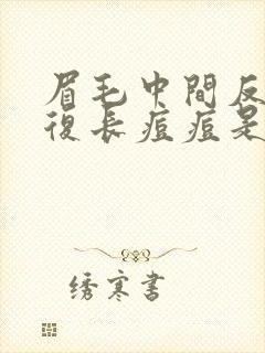 眉毛中间反反复复长痘痘是什么原因
