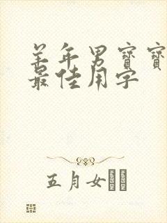 羊年男宝宝取名最佳用字