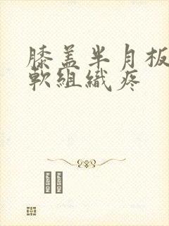 膝盖半月板下面软组织疼