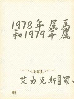 1978年属马和1979年属羊配吗封面