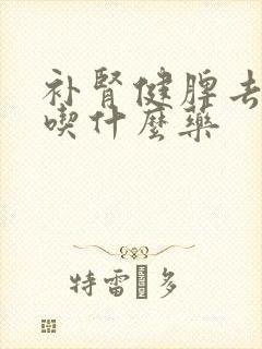补肾健脾去湿气吃什么药封面
