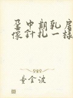 孕中期乳房刺痛像针扎一样怎么回事