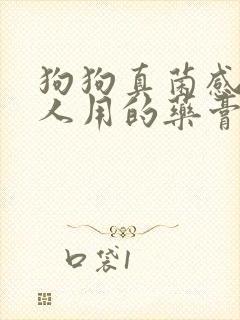 狗狗真菌感染用人用的药膏可以么