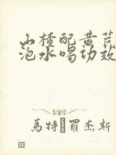山楂配黄芪丹参泡水喝功效