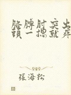 胳膊肘突出的骨头一摁就疼封面