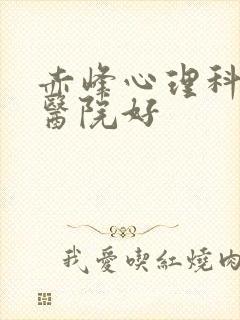 赤峰心理科哪个医院好封面