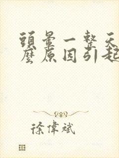 头晕一整天是什么原因引起