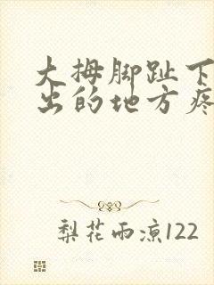 大拇脚趾下边突出的地方疼封面