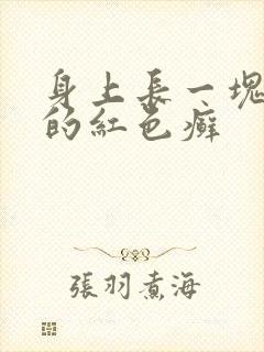 身上长一块一块的红色癣