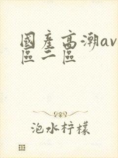 国产高潮av一区二区封面