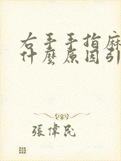 右手手指麻木是什么原因引起的怎么办封面