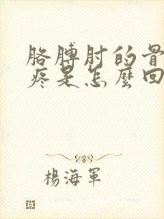 胳膊肘的骨头尖疼是怎么回事