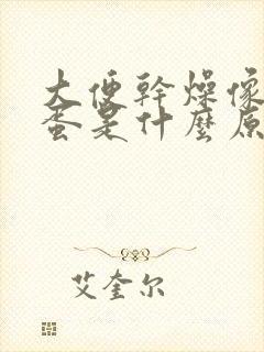大便干燥像羊屎蛋是什么原因