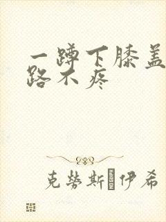 一蹲下膝盖疼走路不疼封面