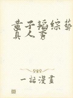 黄子韬综艺节目真人秀