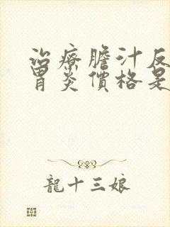 治疗胆汁反流性胃炎价格是封面