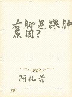 右脚足踝肿痛的原因?