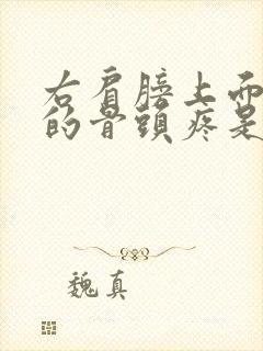 右肩膀上面最高的骨头疼是什么原因