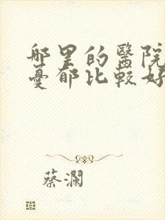哪里的医院治疗忧郁比较好