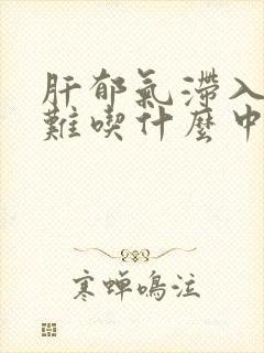 肝郁气滞入睡困难吃什么中成药封面